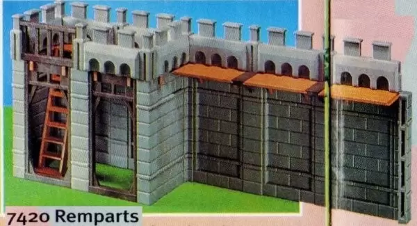 Playmobil Accessories & decorations - Extra Walls for Castle