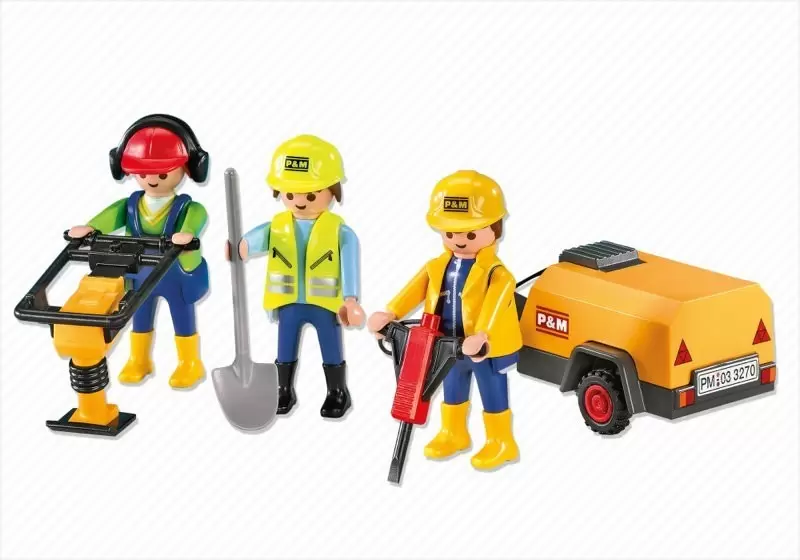 Playmobil worker hot sale