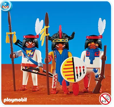 Far West Playmobil - 3 Native Americans