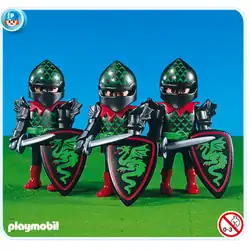 3 Green Dragon Knights