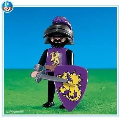 Playmobil Chevaliers - Chef des chevaliers Dragon Or