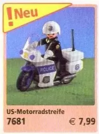 Police Playmobil - US police motorcycle