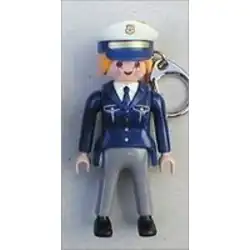 Blue policewoman