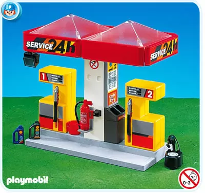 Playmobil dans la ville - Station Service