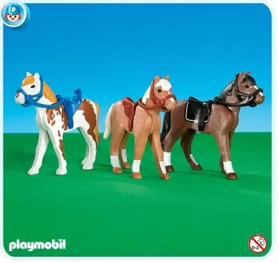 Playmobil équitation - 3 chevaux