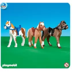 3 Horses