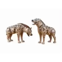 2 Hyenas