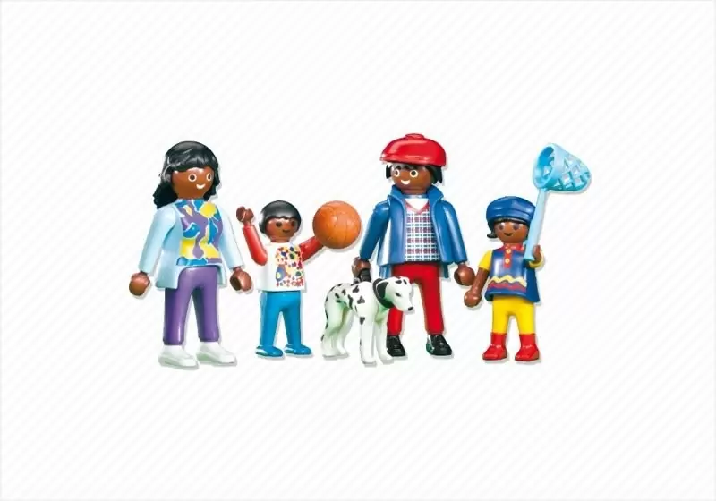 Playmobil dans la ville - Famille Africaine