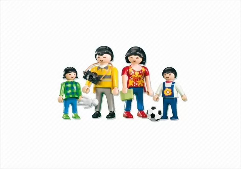 Playmobil dans la ville - Famille Asiatique