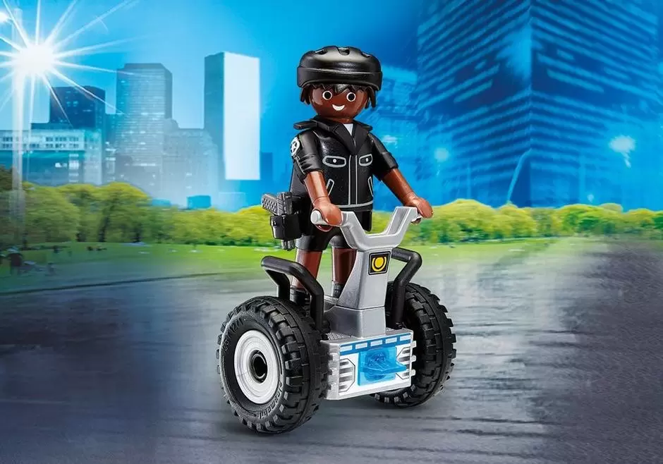 Police Playmobil - Policeman with Balance Racer