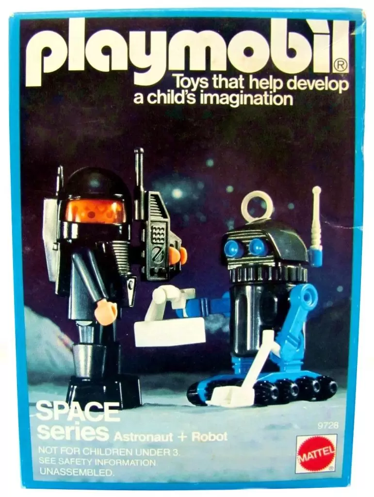Playmobil Espace - Astronaut + Robot (Mattel)
