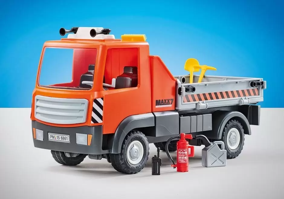 Camion de Construction - Playmobil Chantier 9801