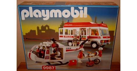 playmobil fire station superset