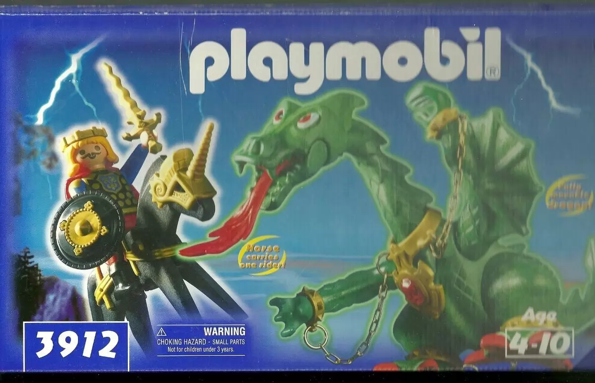 Playmobil Chevaliers - Chevalier et Dragon