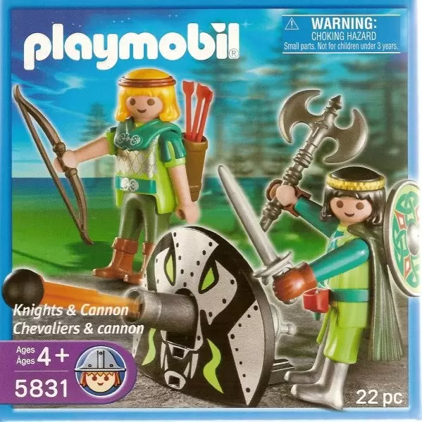 NEW Playmobil  5836 Green Knights & Movable Cannon 
