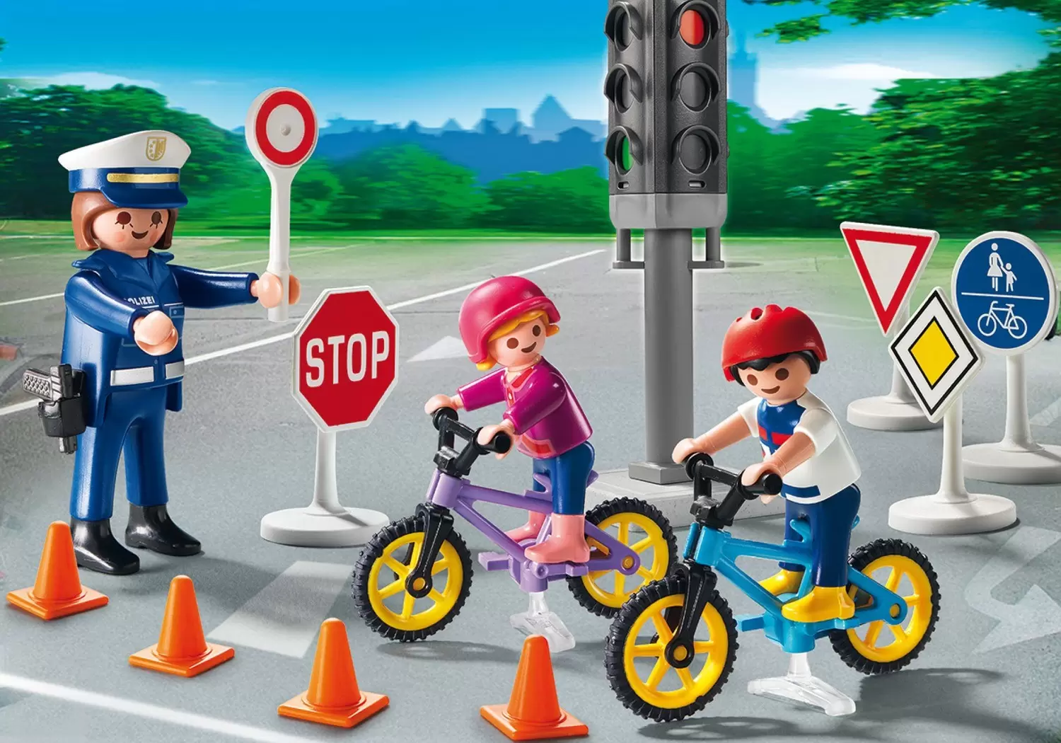 Playmobil dans la ville - Sécurité routière et enfants