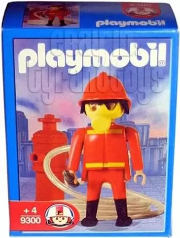 Playmobil Pompier - Pompier avec masque à Gaz