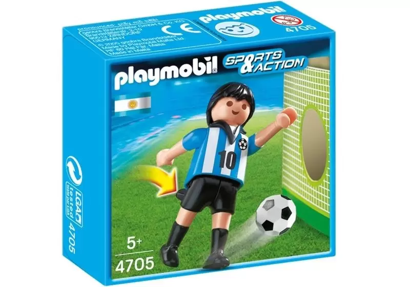 Playmobil Soccer - Argentina Soccer Player