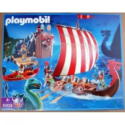 Playmobil Vikings - Drakkar & Port Viking