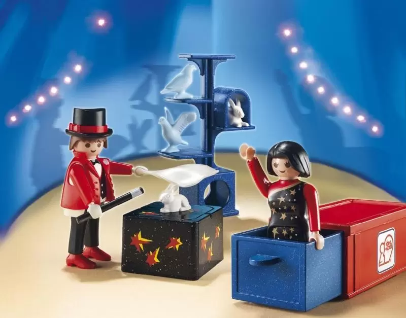 Playmobil Circus - Magicien avec caisse