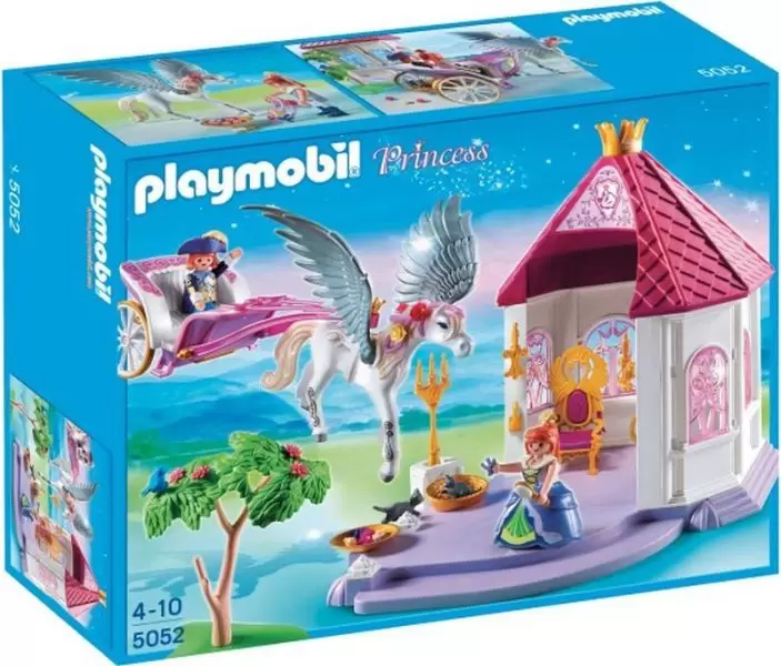 Playmobil Princesses - Calèche Pégase et pavillon princier