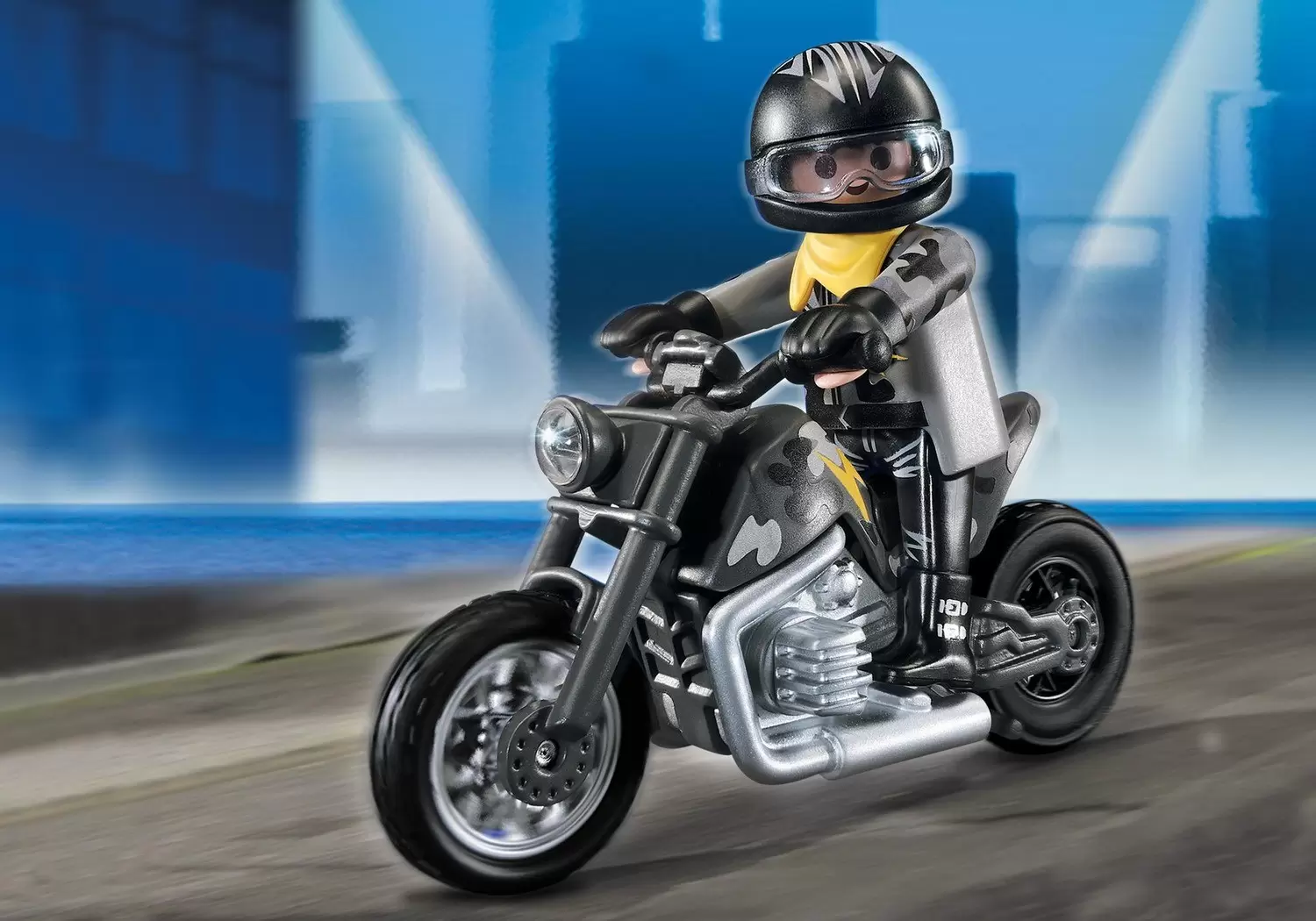 Playmobil Motor Sports - Custom Motorcycle with Rider
