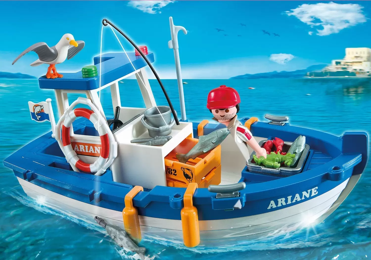 Playmobil Port & Plaisance - Bateau de pêche