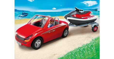 jet avec vacances et voiture playmobil