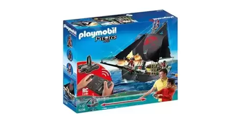 Bateau Pirates Avec Moteur Submersible - Playmobil Pirates 5238