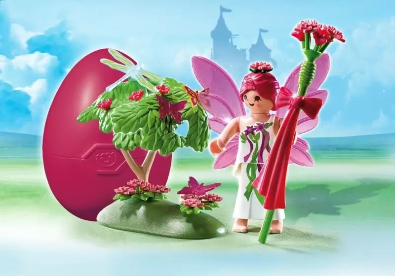 Playmobil Fées - Oeuf rose - Fée Des Fleurs