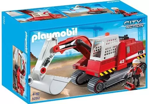 Playmobil Chantier - Construction Excavatrice