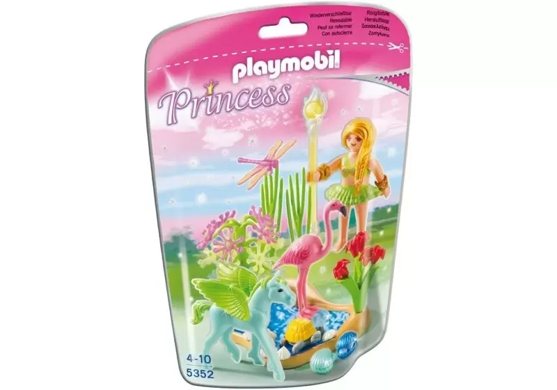 Playmobil Fées - Fée du Soleil avec bébé Pégase Summer Wind