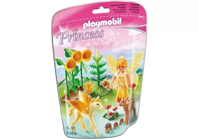 Playmobil Fées - Fée de la Forêt avec bébé Pégase Poussière d\'Or