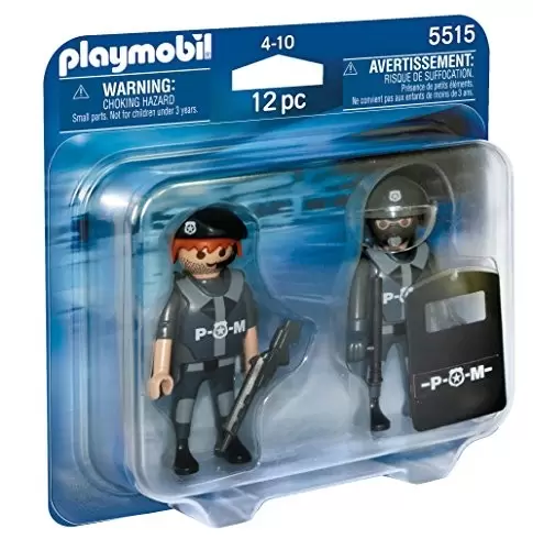 Playmobil Policier - Duo Pack Policiers du SWAT