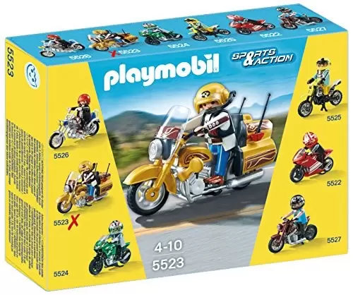 Playmobil Sports Mécaniques - Moto Jaune