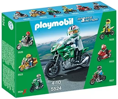 Playmobil Sports Mécaniques - Moto Verte