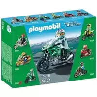 Moto de course et coureur - Playmobil Sports Mécaniques 3303