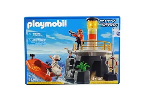 Playmobil Port & Plaisance - Phare et Bateau