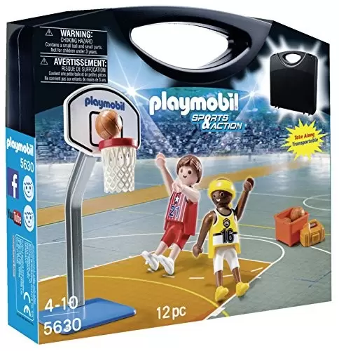 Playmobil Sportifs - Valisette basket