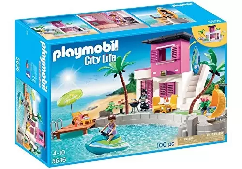 Playmobil dans la ville - Maison de Plage de Luxe - Edition Limitée