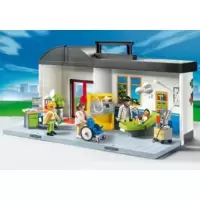 5012 Playmobil - Centro Médico com Ambulância - MP Brinquedos