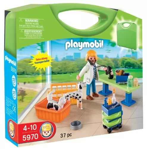 Playmobil Jeu Veterinaire 6411 City Life 