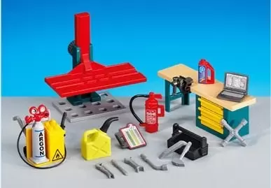 Playmobil dans la ville - Atelier pour vehicules