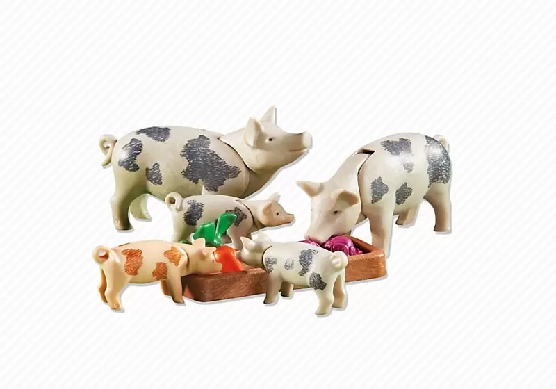 Playmobil Animaux - Famille de cochons sauvages