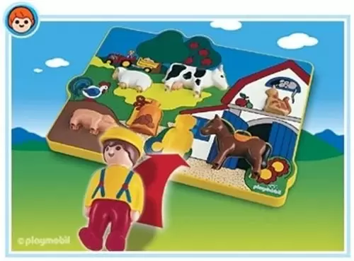Farm Puzzle - Playmobil 1.2.3 6746