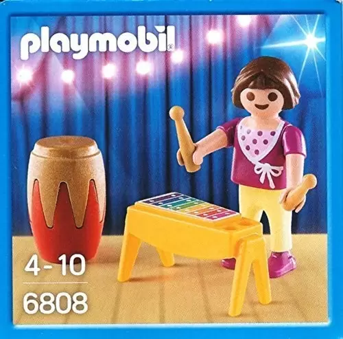 Playmobil dans la ville - Fille avec Xylophone et Tambour
