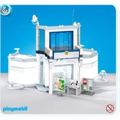 Front Extension for Police Station - Police Playmobil 7394