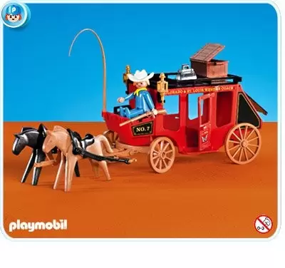 Playmobil Far West - Cowboy et Diligence