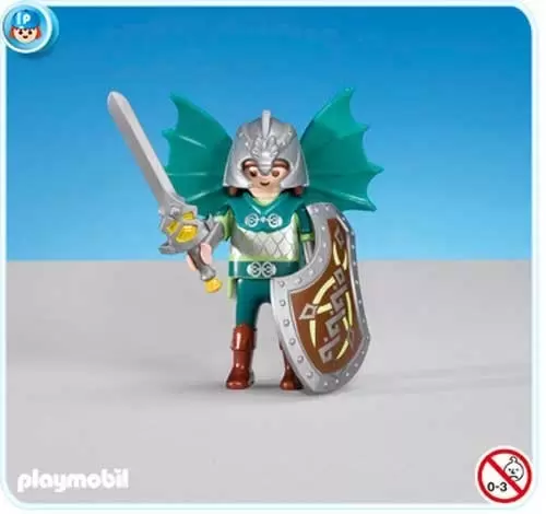 Playmobil Chevaliers - Chef des Chevaliers Dragons Vert