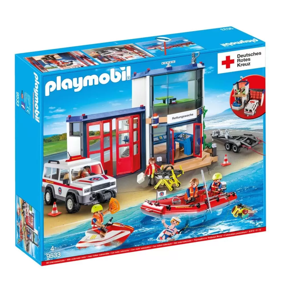 Playmobil® - Urgentiste avec moto et effet lumineux - 71205